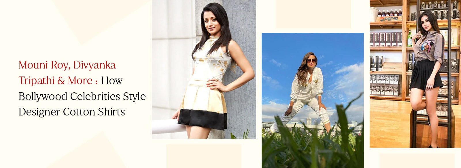 Mouni Roy, Divyanka Tripathi & More: How Bollywood Celebrities Style Designer Cotton Shirts