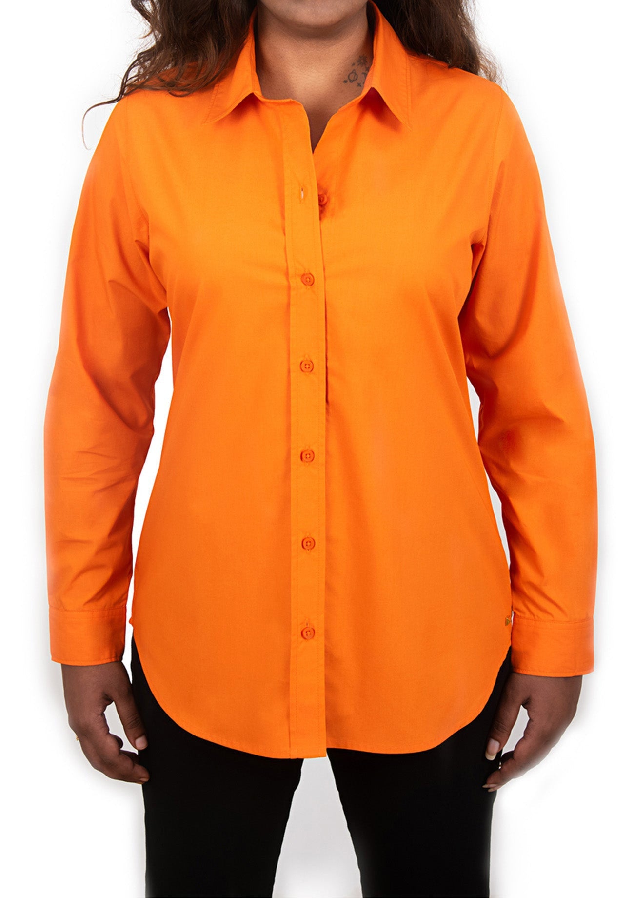 Amber Solid Cotton Shirt