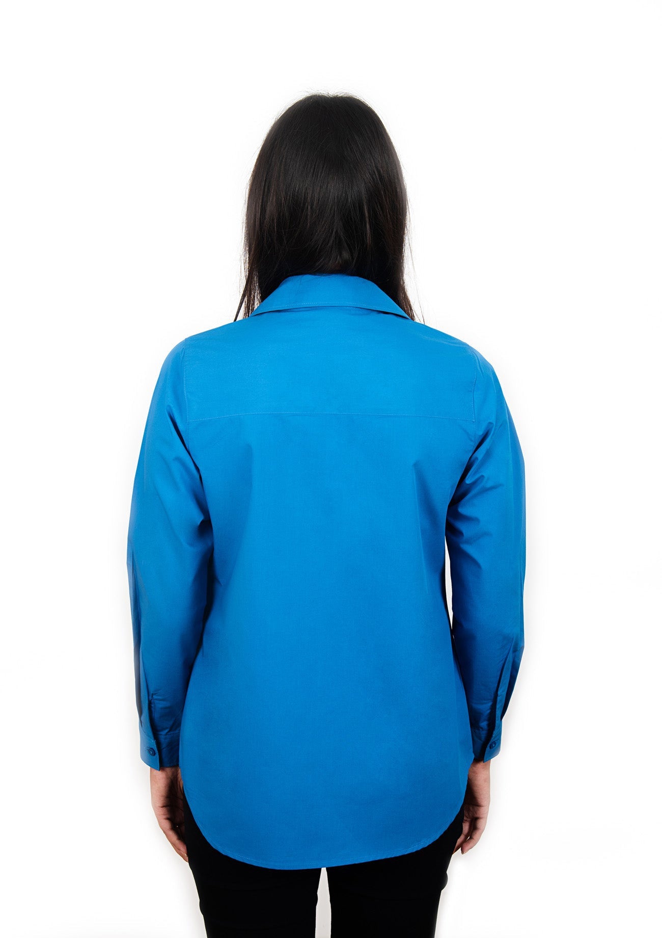 Cobalt Solid Cotton Shirt
