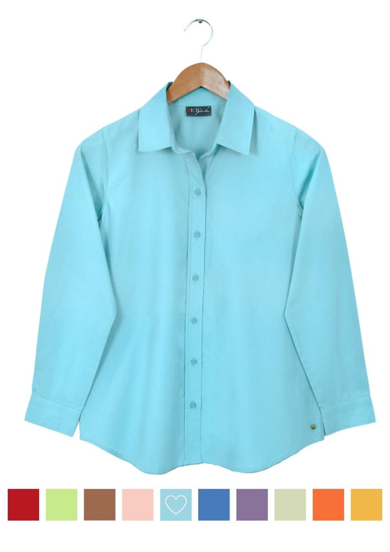Aqua Solid Cotton Shirt