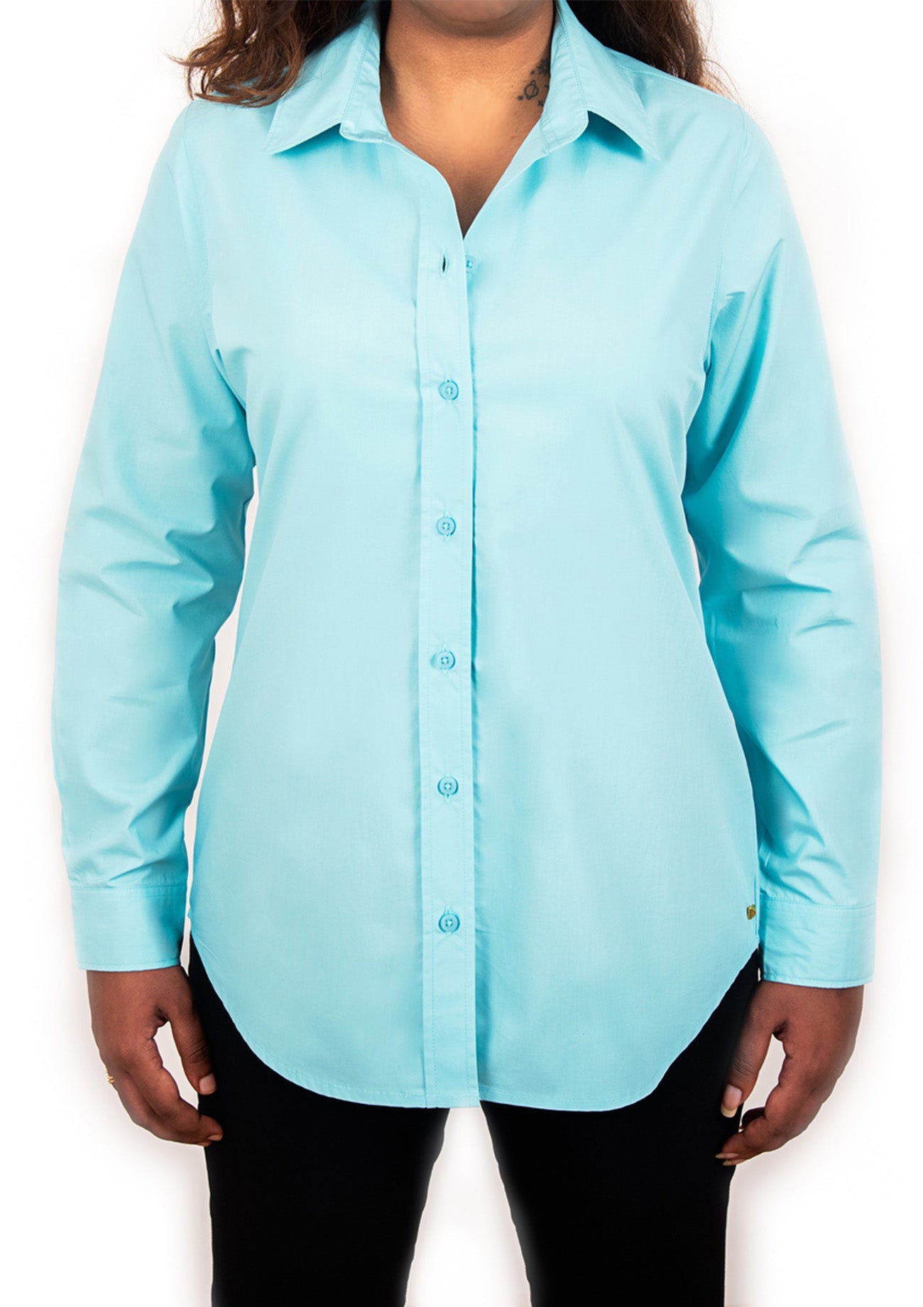 Aqua Solid Cotton Shirt