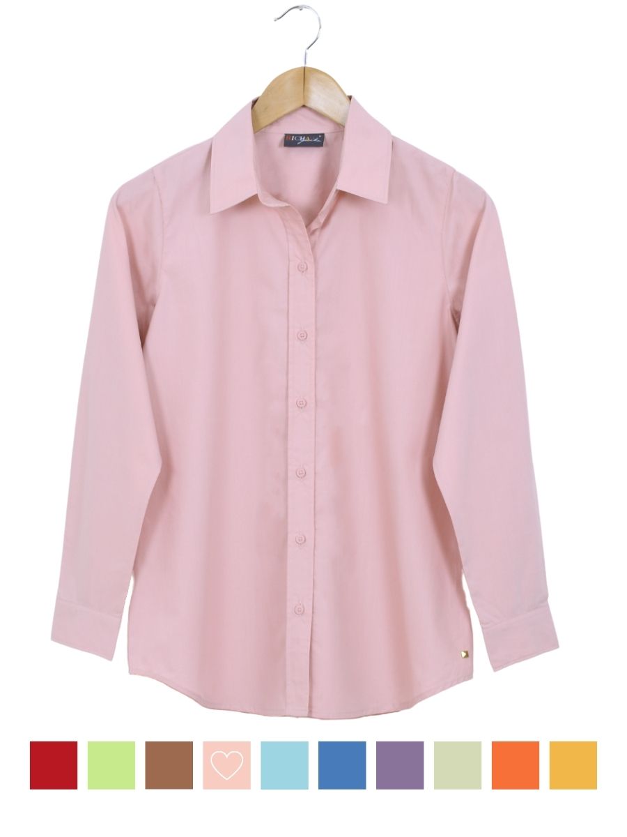 Blush Cotton Comfort Fit Shirt